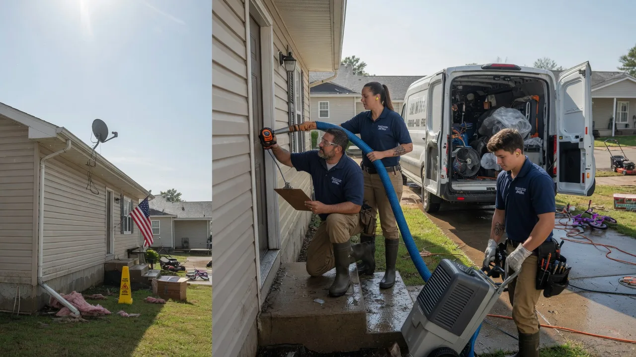Ceiling Water Damage Restoration in Newton, WI near me